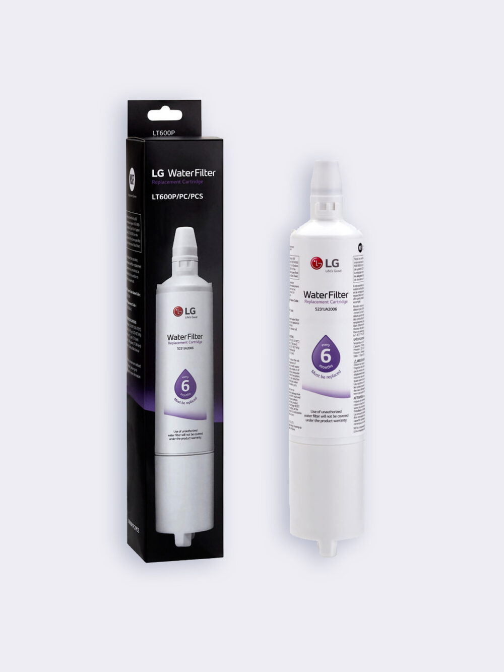 Filtro LG agua para refrigerador LT600