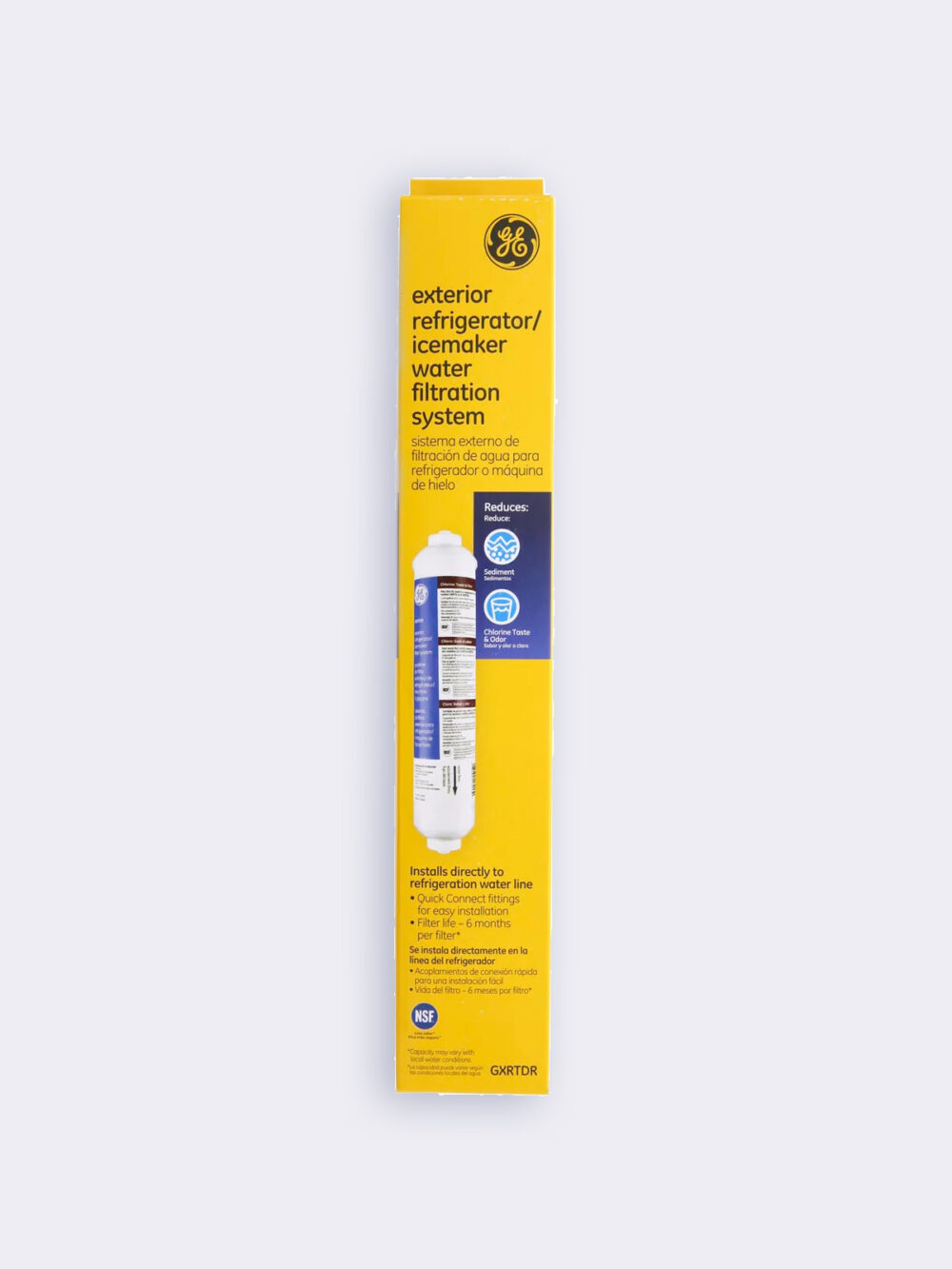 Filtro General Electric agua sistema externo de filtración de agua para refrigerador