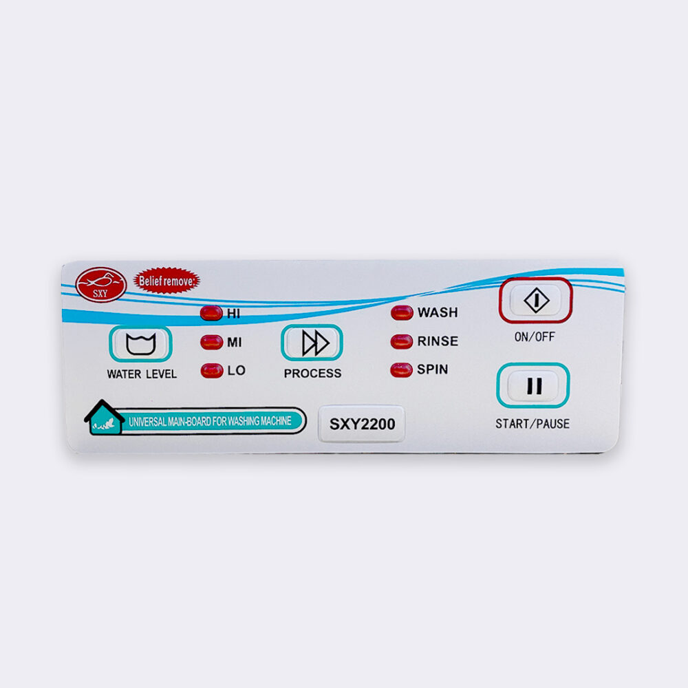 Tarjeta universal para lavadoras sin display